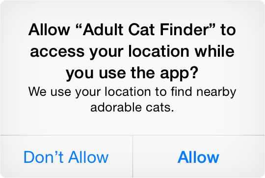 Core Location When In Use Authorization