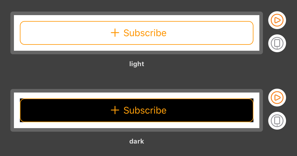 SwiftUI previews with different color schemes