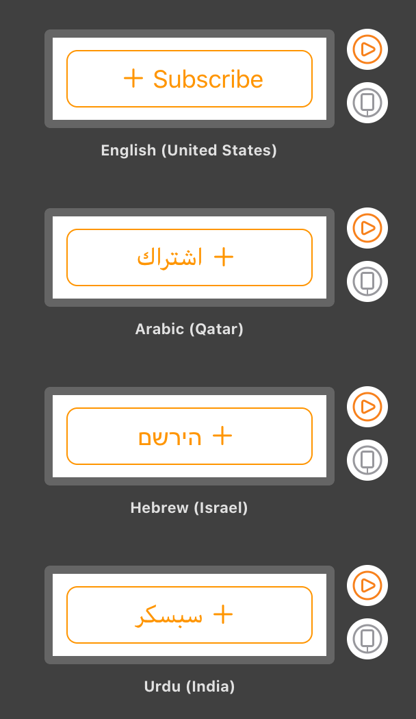 SwiftUI previews with different locales